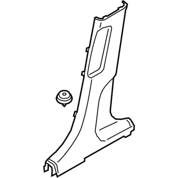 Hyundai 85845-AB000-NNB Trim Assembly-Ctr Pillar LWR RH