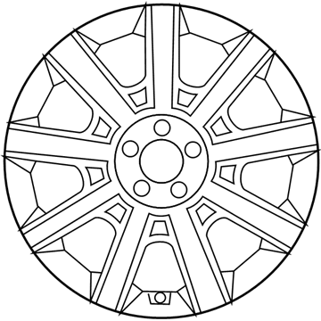 Hyundai 52910-3N900 Aluminium Wheel Assembly