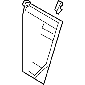 Hyundai 89410-1E060-WK Frame & Lock Assembly-Rear Seat Back