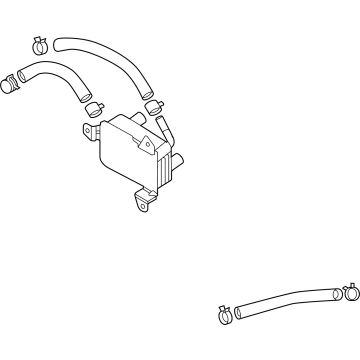 Hyundai 254M0-JI000 MOTOR OIL COOLER ASSY-RR