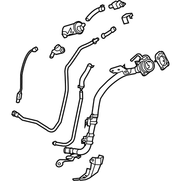 Hyundai Ioniq Fuel Filler Neck - 31030-G2501