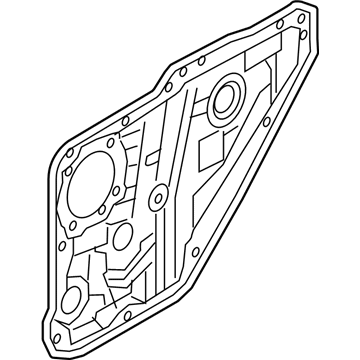 Hyundai 83481-F3000 Rear Right-Hand Door Module Panel Assembly