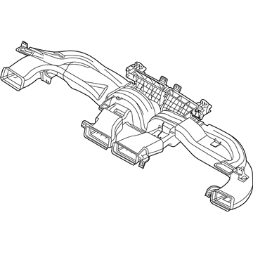 Hyundai 97470-S8001 CONNECTOR ASSY-HEATER TO AIR V