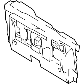 Hyundai 84120-26000 Pad Assembly-Isolation Dash Panel