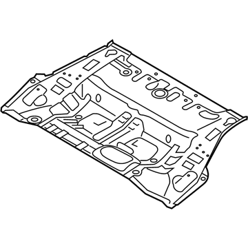 Hyundai 65511-C2000 Panel Assembly-Rear Floor,Front