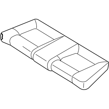 Hyundai 89100-2C100-GAA Cushion Assembly-Rear Seat