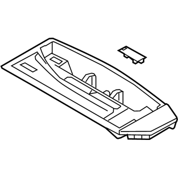 Hyundai 85755-G7000-T9Y Tray Assembly-Luggage Floor Under