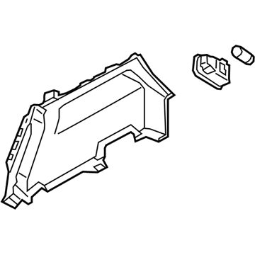 Hyundai 85740-G7000-T9Y Trim Assembly-Luggage Side RH