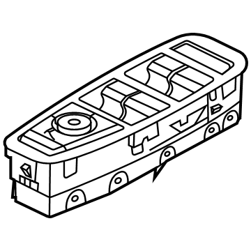 Hyundai 93570-L1000-REY Power Window Main Switch Assembly