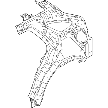 Hyundai 71602-DS300 PANEL ASSY-QUARTER INNER,RH