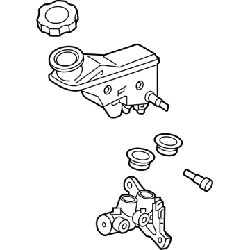 Hyundai Tucson Brake Master Cylinder - 58510-N9200