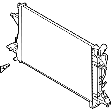 2021 Hyundai Elantra Radiator - 25310-AA400