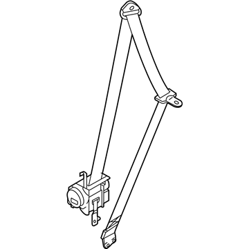 Hyundai 88820-2E501-U7 Front Seat Belt Assembly Right