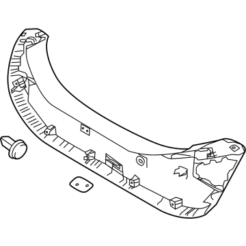 Hyundai 81710-GI000-YGN TRIM ASSY-TAIL GATE LWR