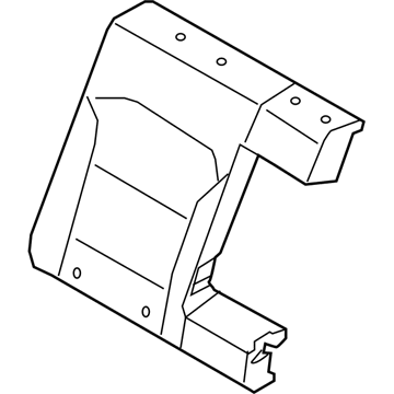 Hyundai 89460-F2060-SVS COVERING-RR SEAT BACK,RH