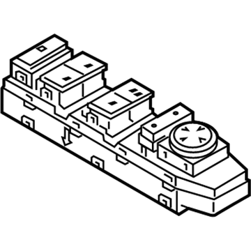 Hyundai 93570-C1125 Power Window Main Switch Assembly