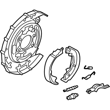 Hyundai 58410-1G300 Brake Assembly-Parking Rear,RH