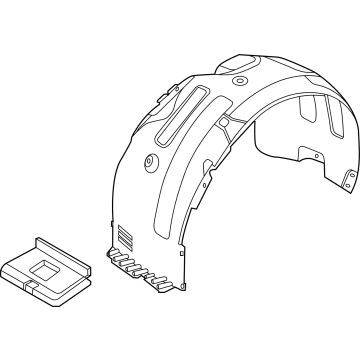 Hyundai Sonata Hybrid Wheelhouse - 86811-L1100