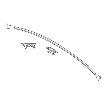 Hyundai 87240-G2000 Moulding Assembly-Roof,RH