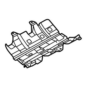 2022 Hyundai Genesis GV70 Oil Pan Baffle - 21525-3N100