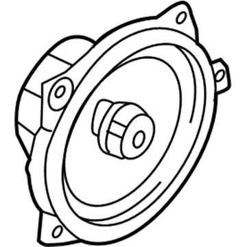 Hyundai 96340-2W100 Rear Speaker Assembly