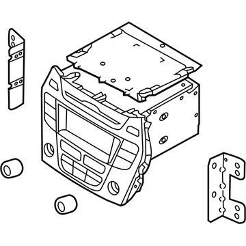 Hyundai 96170-4Z100-4XFLT Audio Assembly