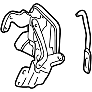 Hyundai 81410-25030 Latch Assembly-Rear Door,LH