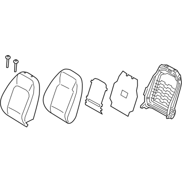 Hyundai 88401-J9610-PUM Back Assembly-FR Seat,RH