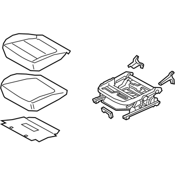 Hyundai 88200-K4590-SVE Cushion Assembly-FR Seat,RH