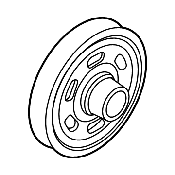 2018 Hyundai Accent Crankshaft Pulley - 23124-2M000