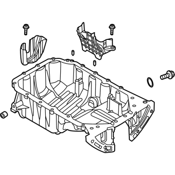 2021 Hyundai Elantra Oil Pan - 21510-2J001