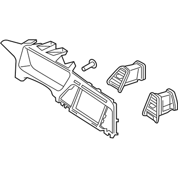 Hyundai 84740-E6250-4X Panel Assembly-Center Facia,Upper