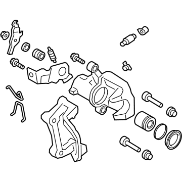 Hyundai 58310-J3A40 Caliper Kit-Rear Brake,LH