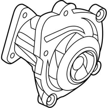 Hyundai Genesis G80 Water Pump - 25110-2S000