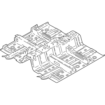 2020 Hyundai Venue Floor Pan - 65100-K2300