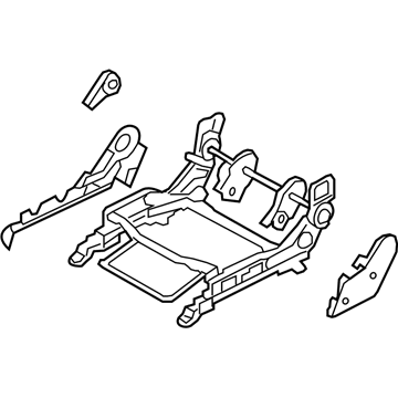 Hyundai 88600-1E350-WK Track Assembly-Front Seat Passenger