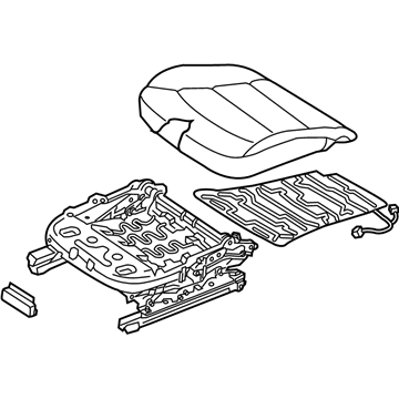 Hyundai 88100-F3000-XGH Cushion Assembly-Front Seat,LH