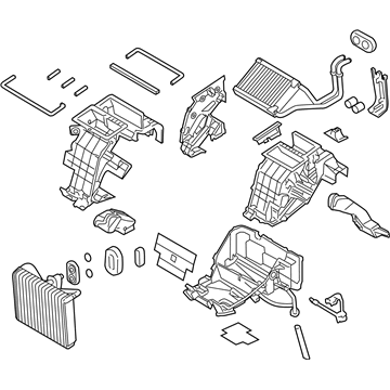 Hyundai 97150-3M660 Heater & Evaporator Assembly