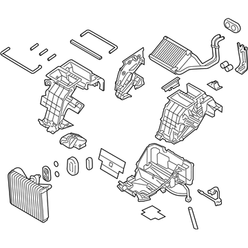 Hyundai 97205-B1200 Heater & Evaporator Assembly