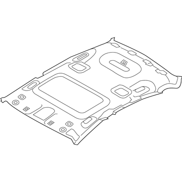 Hyundai 85401-3N711-NYM Headlining Assembly