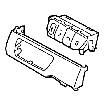 Hyundai 93700-G2AD0-T9Y Switch Assembly-Side Crash Pad