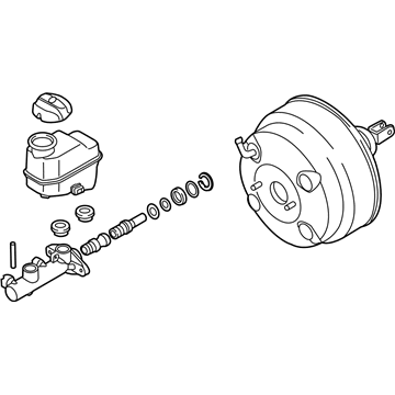 Hyundai 58500-3M900 Booster & Master Cylinder Assembly