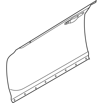 Hyundai 76121-AR000 PANEL-FRONT DOOR OUTER,RH