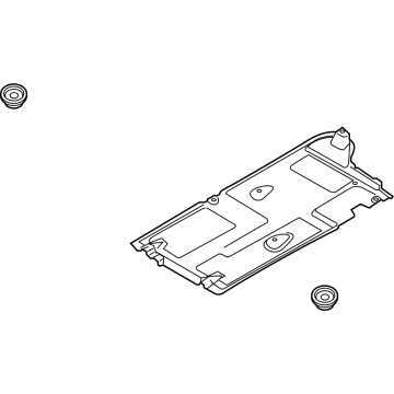 Hyundai 84237-T1000 Under Cover Assembly-Floor RR,LH