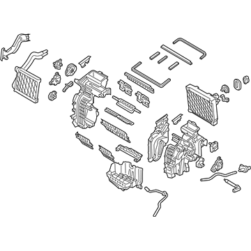 Hyundai 97205-F3350 Heater & Evaporator Assembly