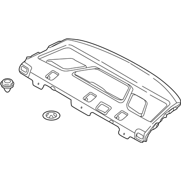 Hyundai 85610-B1600-SG2 Trim Assembly-Package Tray