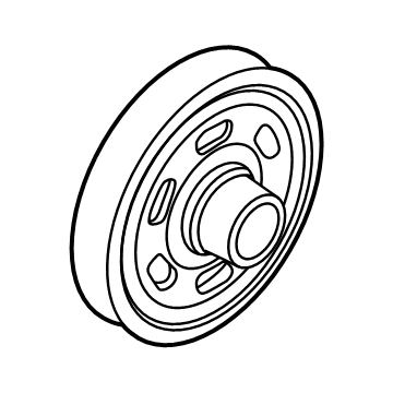 Hyundai Elantra Harmonic Balancer - 23124-2J010