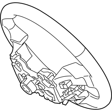 Hyundai 56111-B1AC0-RSS Body-Steering Wheel