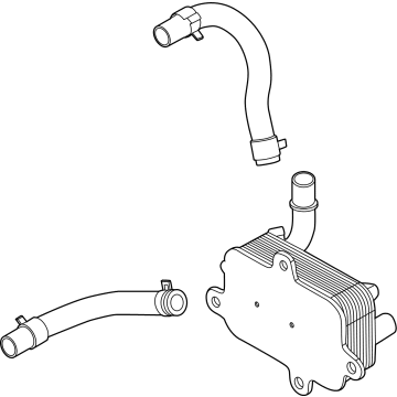 Hyundai 254M0-GI000 MOTOR OIL COOLER ASSY-RR