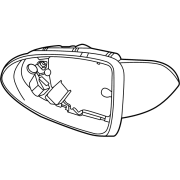 Hyundai 87615-L1000 HOUSING COVER-O/S RR VIEW MRR